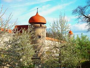 Nördlingen - April_Reißturm,DeiningerTor