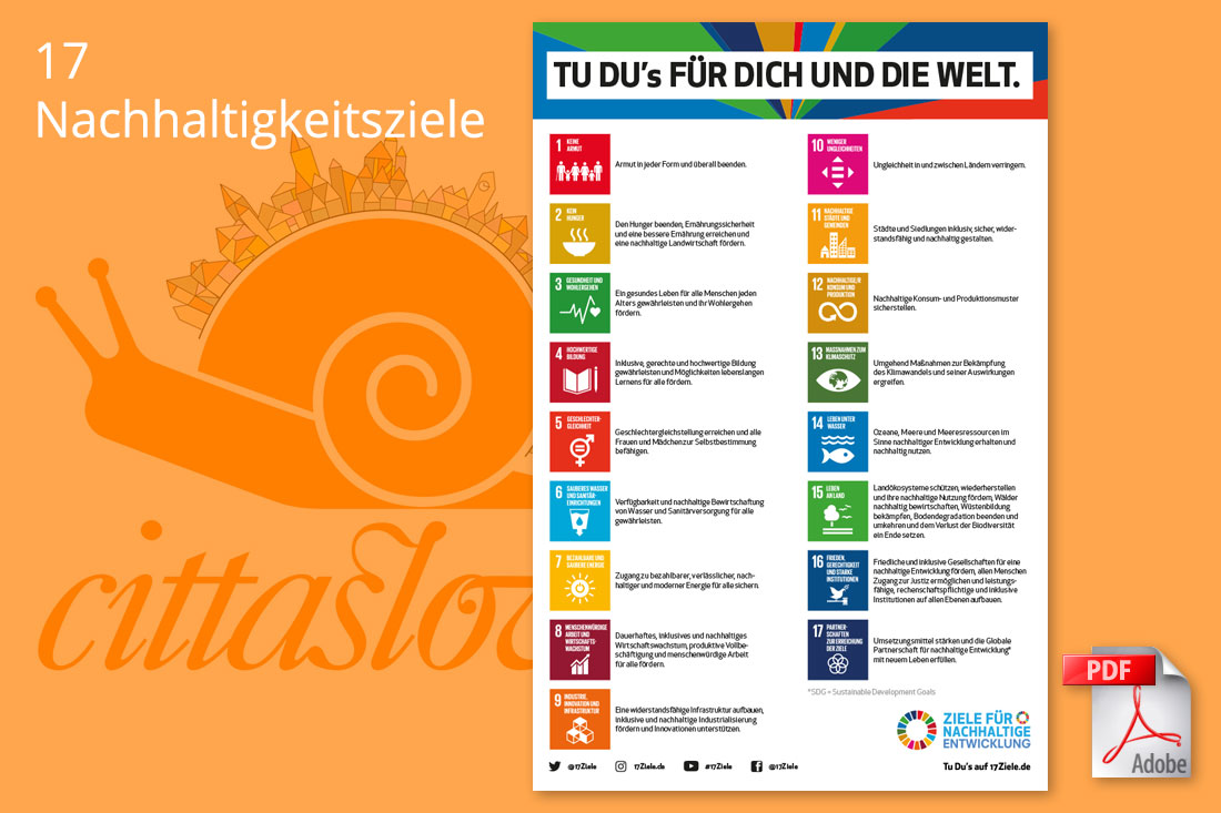 17 Nachhaltigkeitsziele der Vereinten Nationen (UN)