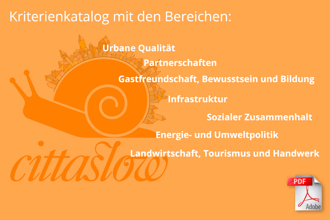 Kriterienkatalog Cittaslow Deutschland